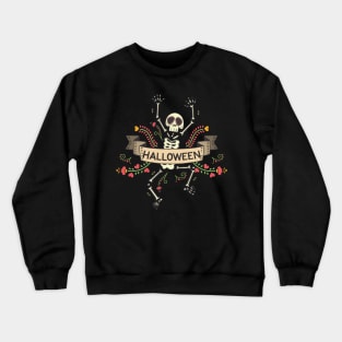 skull halloween Crewneck Sweatshirt